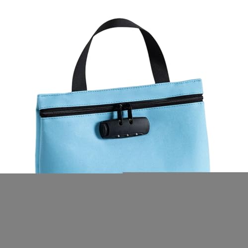 Bolsa con cremallera para objetos de valor y pasaporte con bloqueo de tres dígitos 6