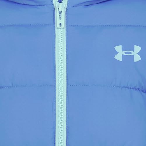 Image of Under Armour Girl's Prime Hooded Puffer Jacket, Lightweight & Water Repellent