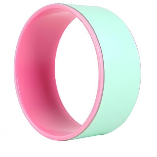 ヨガホイール リング ピラティスリング ストレッチ用リング 背中ストレッチ ヨガ器具 TPE素材直径32×幅12.5cm 体幹トレーニング 器具 リラックス 効果 筋膜リリース 用リング ストレッチ フォームローラー 初心者向けダイエット器具 (グリーン)