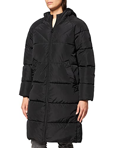 ONLY Damen Onlamanda Long Puffer Coat Cc OTW Mantel, Schwarz,M