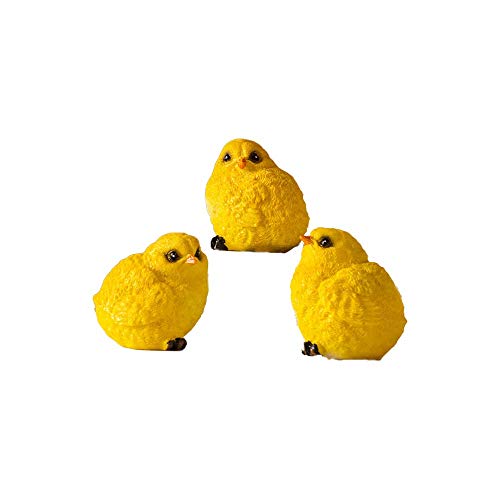 Pollo amarillo decorativo ideal como regalo novedoso para adornar el patio o salón 2
