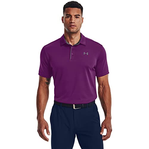 Image of Under Armour Men's Polyester Solid Tech Polo | T-Shirt | 1290140-001