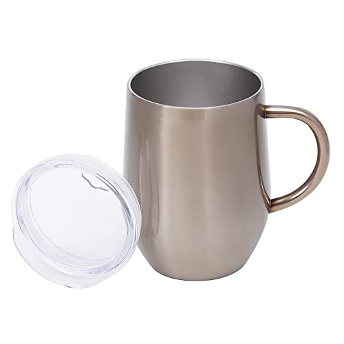 Mimo Style Caneca Térmica Inox, Cor Bronze Com Alça