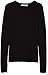 Marca Amazon - find. Jersey con Cuello Redondo Mujer, Negro (Black), 40, Label: M