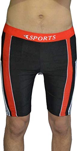 Assorted Colour Men's Swimming Shorts - Regular Fit for Waist Size 26 to 34 Multicolour-image-29