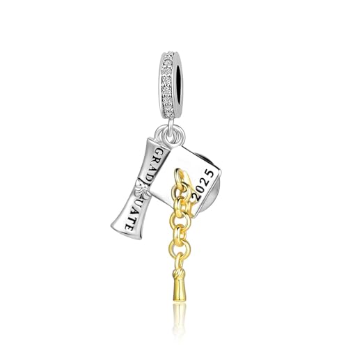 QeenseKc Graduation 2025 Dangle Charm Graduate Hat...