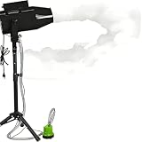 SHUMIAO Bühneneffekt Jet Schaummaschine, Party-Schaumkanone Mit Stativständer, Einstellbarer Winkel, 6–10 m Entfernung/80 m² Fläche, für Outdoor Partys & Pool Events