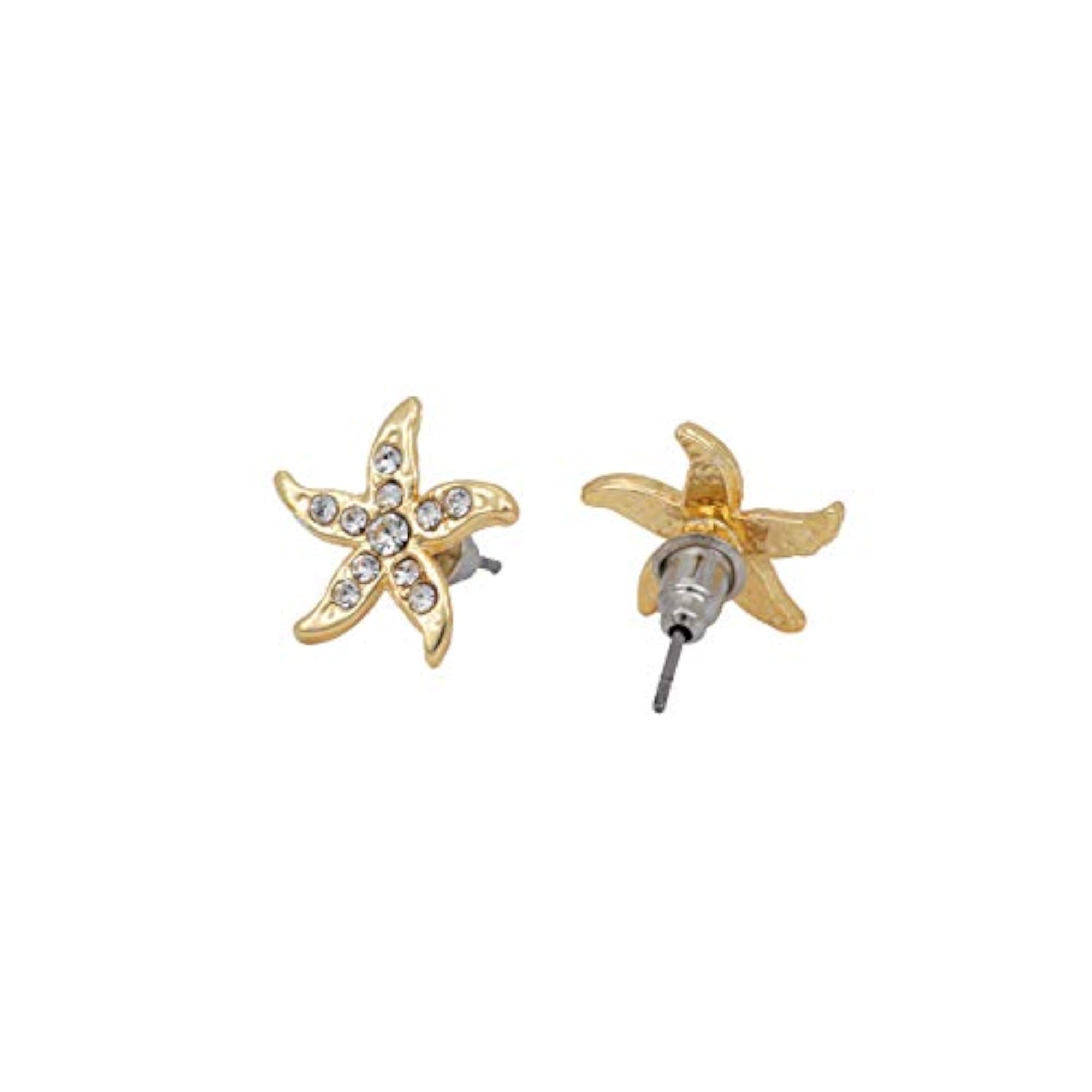 Gehena By - Tone Starfish Stud Earrings