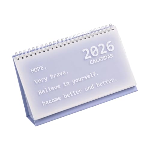 2026 Standing Desk Calendar, Portable Monthly Planner with & Organizers for Home Office Decor Supplies