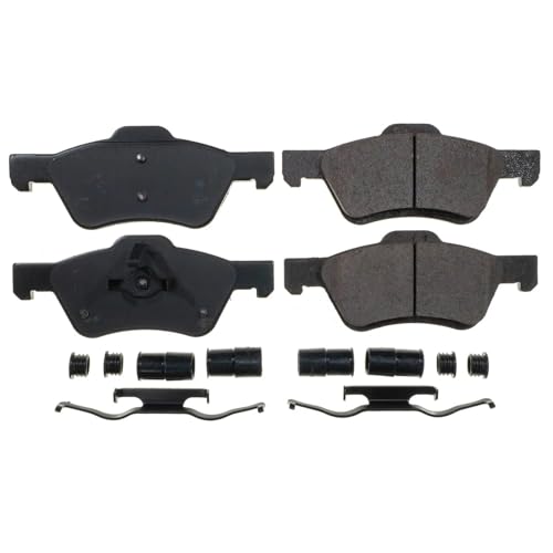 Image of PowerStop Front Brake Pads for Ford Escape 2010-12 |Mazda Tribute 2010-11 |Mercury Mariner 2010-11 - Z17 Ceramic Brake Pads with Installation Hardware, 17-1047B
