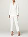 Marca Amazon - Truth & Fable Chaqueta Larga de Vestir Mujer, Blanco...