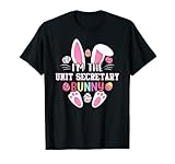 Photo Gallery i m the unit secretary bunny shirt divertente giorno di pasqua maglietta Photo Gallery i m the unit secretary bunny shirt divertente giorno di pasqua maglietta