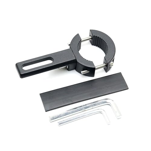 LIXSAZSE Support de serrage pour phare de moto - Support lampe à pince à montage sur fourche réglable robuste et réglable, 2-3.5 cm diamètre