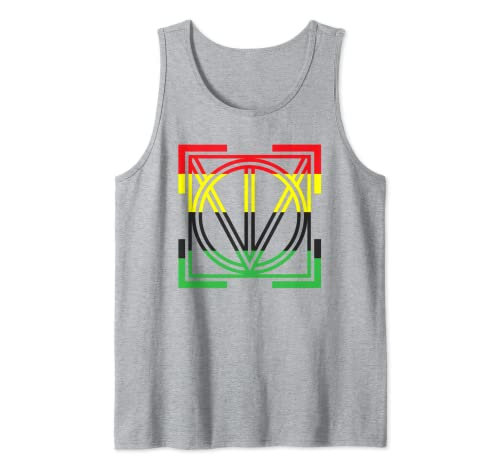 Adinkra Symbols West Pan African Symbol Service Leadership Tank Top