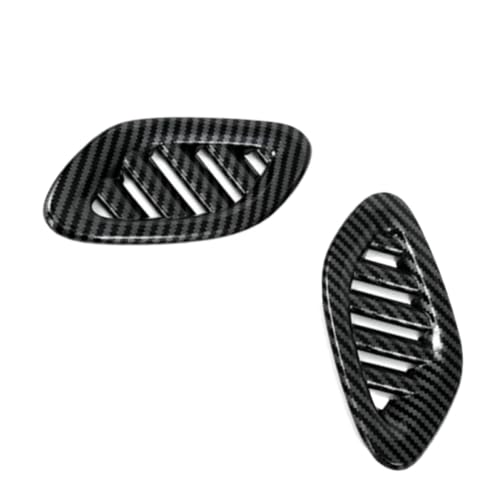 Garniture aérateurs Seeker Trax en fibre de carbone ABS haut de gamme
