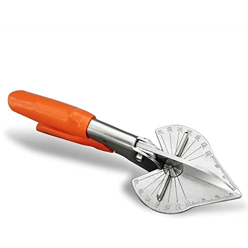 ZONADAH Gasket Shear Mitre Shear 45 to 135 Degree Multi-Adjustable Angle Trim Cutter Cutting Plastic PVC PPR PE Pipe Branch Wire High Precision - Image 3