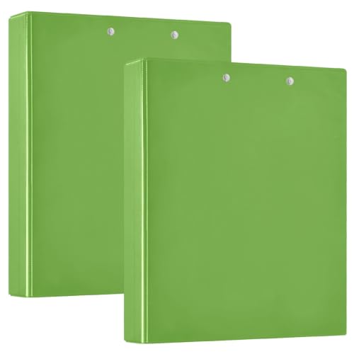 Classeur vert à 3 anneaux flexible ex2 fini les feuilles perdues à l'école