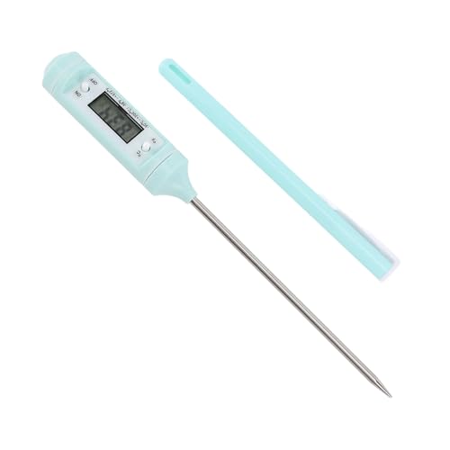 SIXRUN Medidor de Temperatura del Biberón, Termómetro para Biberón, Termómetro para Leche para Recién Nacidos con Sonda Larga, Adecuado para Viajes a Casa