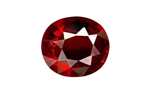 Gema hessonita de 11,25 quilates ovalada original para diseño de joyas de autor