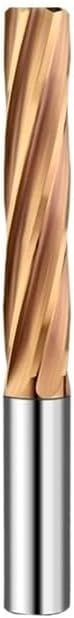 Carbide Machine Reamer HRC60 1mm ~10mm Coated Spiral Groove 3F 4F 6F Tolerance H7 Inner Hole Harened Steel Metal Cutter(10x40x75-6F)
