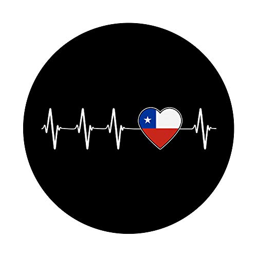 Amo il Cile Cileno Battito Cardiaco Bandiera Paese...