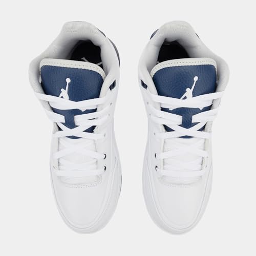 Nike Flight Origin 3 Mens Basketball Shoes (White/Midnight Navy/Neutral Grey)2