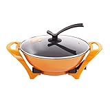 BOXIANGY Olla Caliente eléctrica Antiadherente Olla Caliente eléctrica