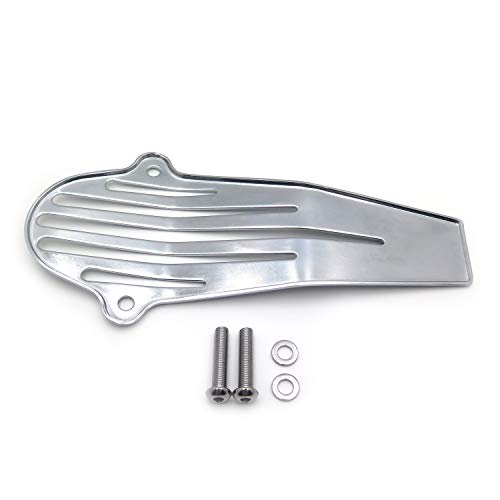 Httmt Mt266- Chrome Iron Plate Drive Shaft Cover Compatible With V-Star 650 1100 Classic Custom 120Mm #TOP7