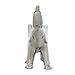 Deco 79 Ceramic Elephant Decorative Sculpture Standing Home Decor Statue, Accent Figurine 10