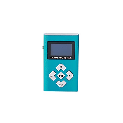 Mini Mp3 Player Running Portable Small Player Fashion Music Player Digital Mp3 Player Portable MP3 (#01ï¼ŒBlue, M)