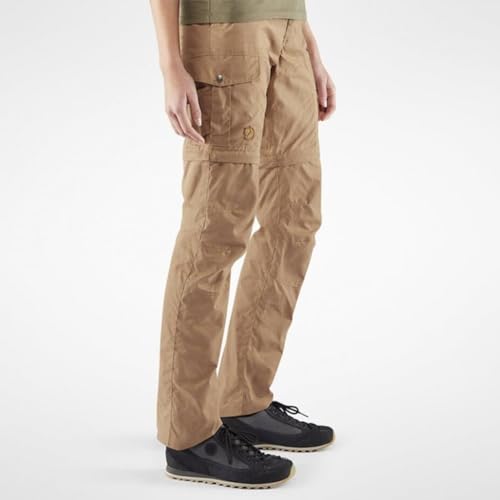 Fjällräven Damen Karla Pro Zip-Off Hose, Buckwheat Brown, 40