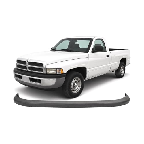 Image of FitParts Compatible with Dodge Ram 1994-2002 Front Upper Bumper Cover | Textured, OEM 55076610AB, CH1000160