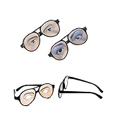 TINKSKY Halloween Trick Toy Male Female Funny Eyes Glasses Prank Disguise Eyeglass Party Props 2pcs