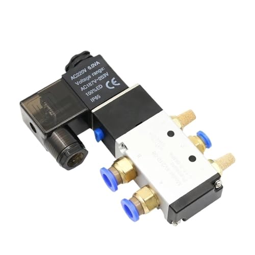 Électrovanne pneumatique de précision 4V210-08 commande magnétique 5 voies 2 positions