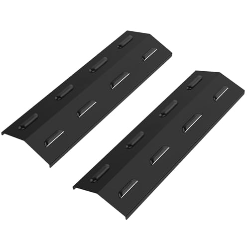 WELL GRILL Plaques chauffantes de 39 cm pour barbecues à gaz Campingaz 3 et 4 Classic, Woody et Master Series, diffuseur de flamme en acier porcelaine pour...