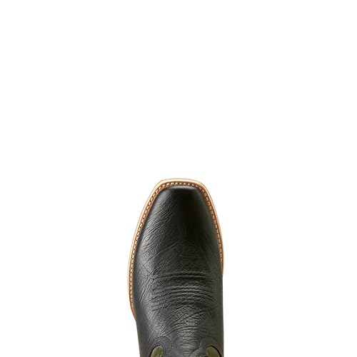 Ariat Men's Stadtler Cowboy Boot, Neon Lime/Best In Black, 9.5