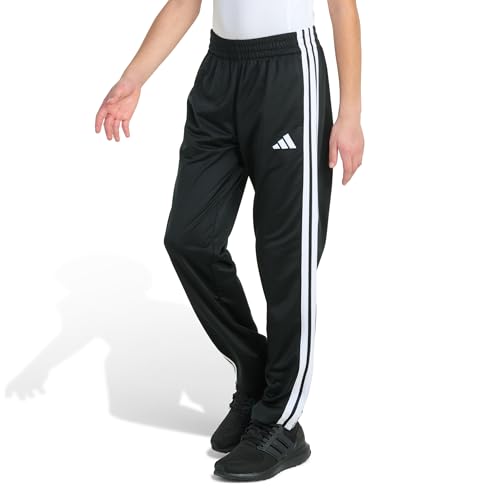 Image of adidas Big Kid Straight-Leg 3-Stripe Track Pant