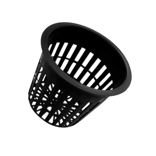 Anneome Cestini per Piantare in Plastica a Rete Neri Medi Set da 10 Pezzi per Coltivazione Fuori in Casa e Giardino Resistenti alla Corrosione e Traspiranti