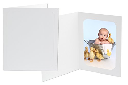 Tyndell White T-30 Photo Folder 4x6/5x7 (25 Pack)