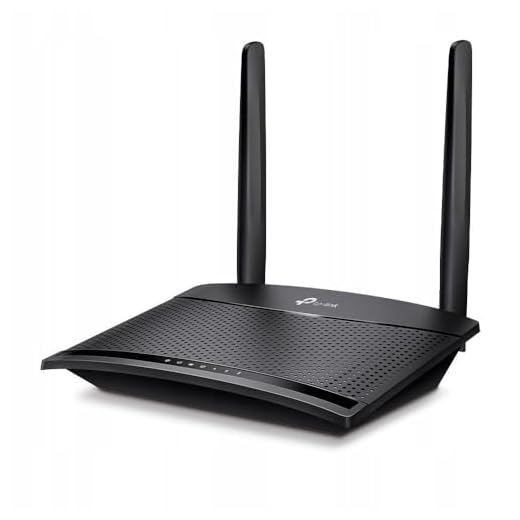 TP-Link TL-MR100 300Mbps 2.4GHz Wireless N 4G LTE, Wi-Fi N300, Plug and Play, Parental Controls, Guest Network, with Micro SIM Card Slot, WiFi Router, Black