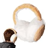 Genérico Ohrenschützer für Damen, leichte und warme Ohrenschützer, faltbar, für kaltes Wetter, Camping, Wandern, Skifahren, Radfahren, Laufen im Freien, Weihnachten