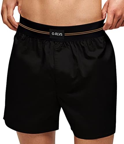 Dinnesis Underwear Organic Men's Cotton Trousers Soft Skin  Boxer Shorts Men's Pack Loose