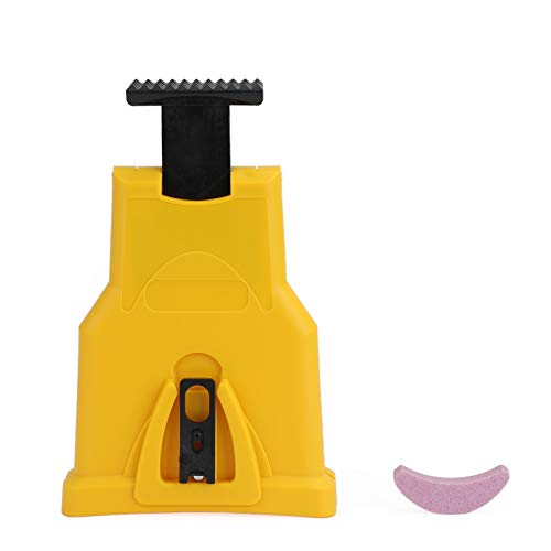 Areyourshop Chainsaw Sharpener, Portable Chain Saw Blade Teeth Sharpener Fast-Sharpening Stone Grinder Tools Suitable for 16/18/20 Inch One/Two Holes Chain Saw Bar