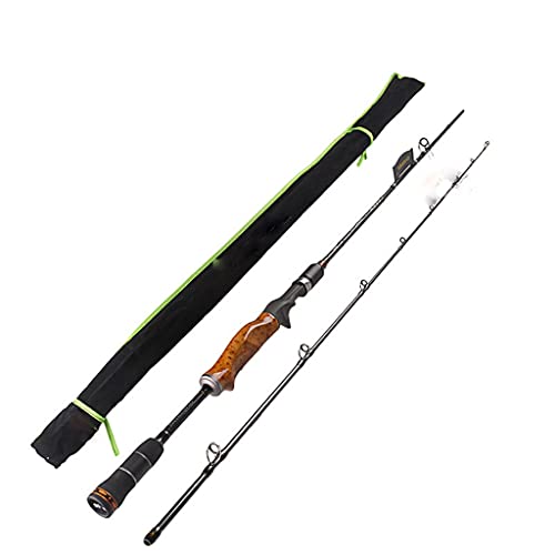 1,98 m/2,1 m/2,4 m IM8 Carbon-Casting-Angelrute, Kunstköderrute, Holzwurzelgriff, Kunstködergewicht, Carbon-Kunstköder-Angelrute, Karpfen (eine...