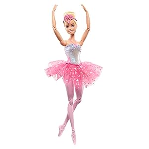 Poupée Ballerine Barbie Rêveuse avec Éclairage Scintillant