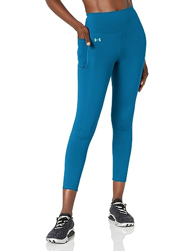 Leggings Under Armour mujer cintura alta mallas deportivas anti rozaduras azul L corta