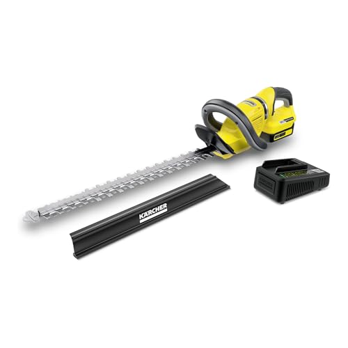 Taille haies KARCHER HGE 18 50 Sur batterie Lame double action Collecteur et fonction scie - vue 3
