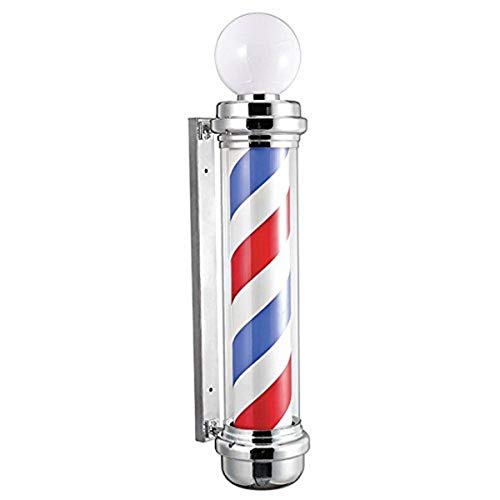K-Concept Chrome Plated Barber Pole, Bp1237d