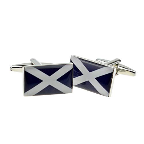 Mancuernillas para hombre bandera escocesa miniatura 1