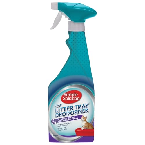 Simple Solution Eliminatore di odori per lettiere per Gatti con Pulizia enzimatica, 500 ml